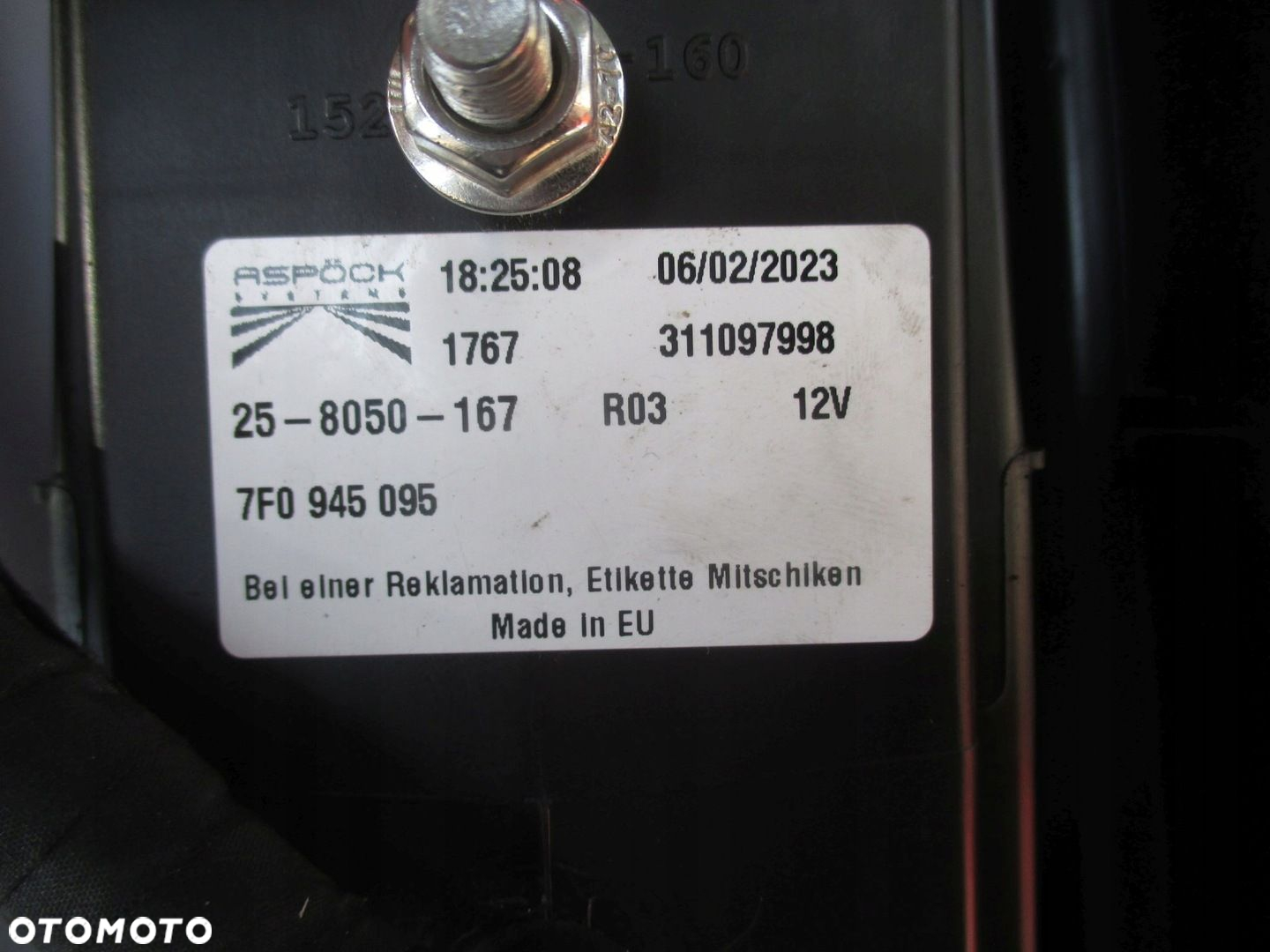 Kpl lampa tylna VW T4 T5 T6 rama plandeka skrzynia - 13