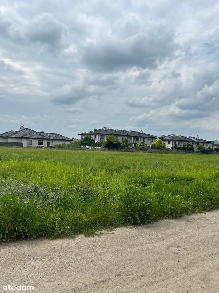 DAWIDY BANKOWE działka bud. 1100m2 jest MPZP i media w drodze-0