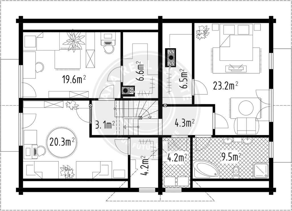 Działka z projektem domu w sercu Bieszczad-9