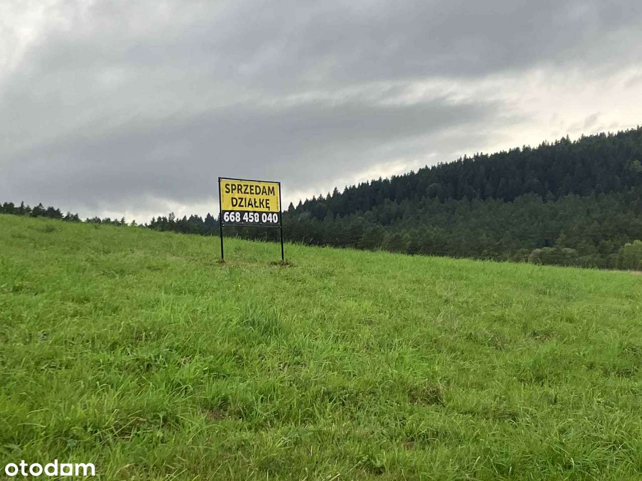 Widokowa działka budowlana w Bieszczadach-8