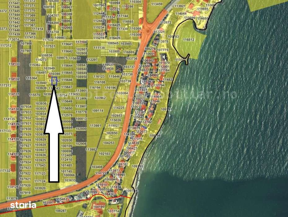 Teren Intravilan pentru Vilă/Pensiune – Zona Steaua de Mare 2, Agigea - Imagine principală: 1/3