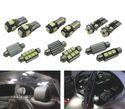 KIT COMPLETO DE 16 LÂMPADAS LED INTERIOR PARA MERCEDES CLK CLASE W208 CLK320 CLK430 CLK55 AMG 98-02 - 1