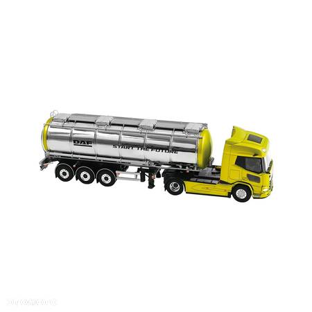 DAF XD SH CYSTERNA – 4x2 + Tank Trailer Chrome - 3AXLE - 1:50 - 3