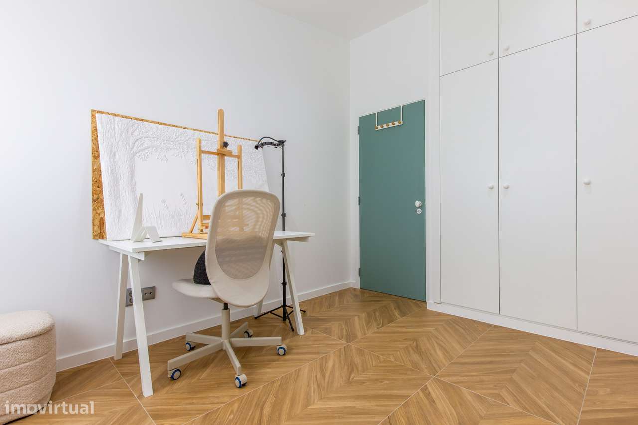 Moradia T2 Renovada com logradouro em Montijo-14