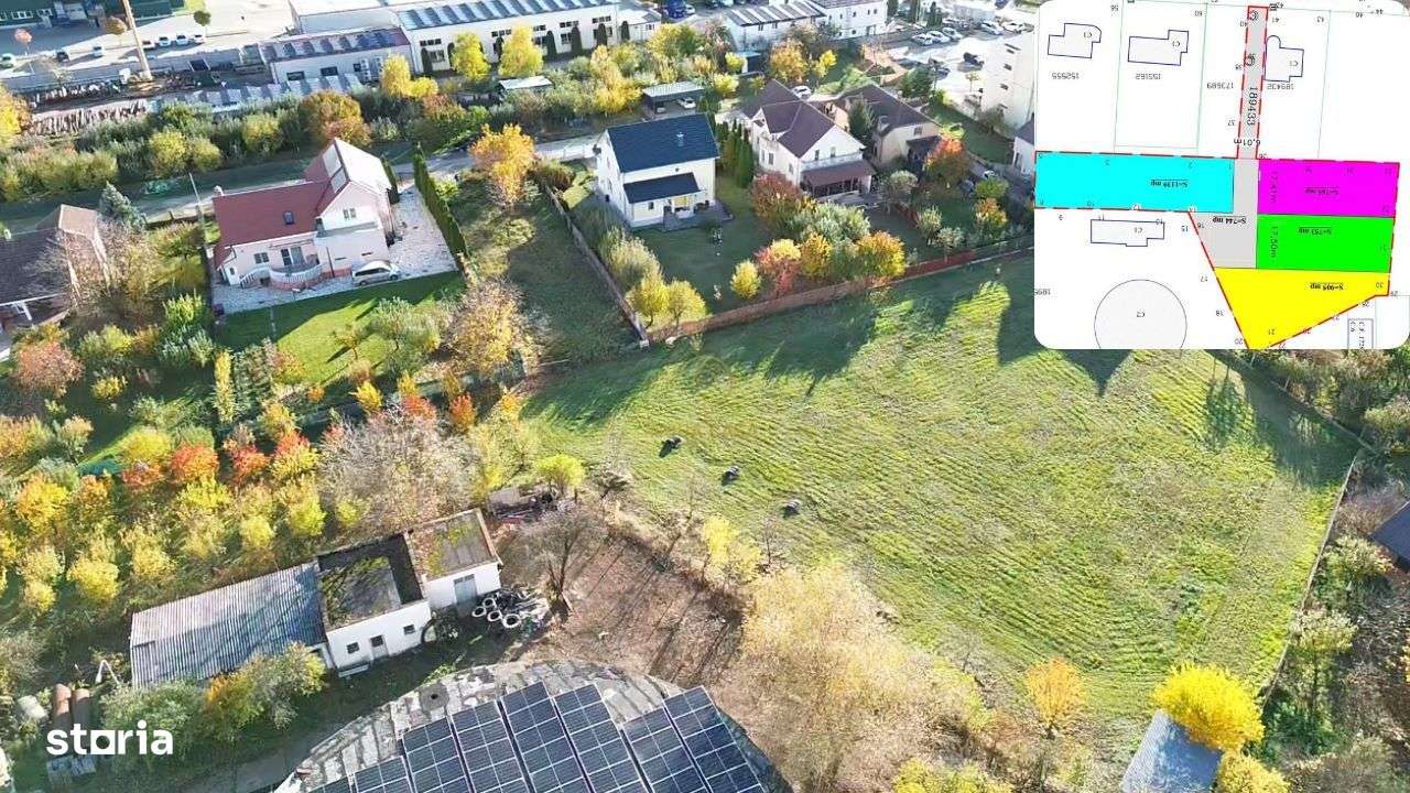De Vanzare Parcele de Teren Intravilan -Strada Platanului/Careiului SM-4