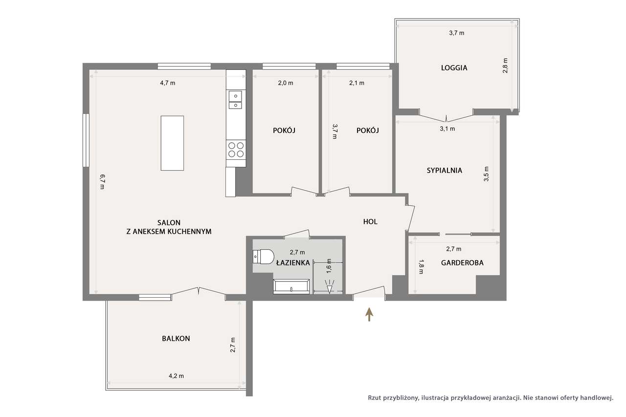 Luksusowy 4pok apartament dla wymagającego Klienta * Dolina 3 Stawów *-17