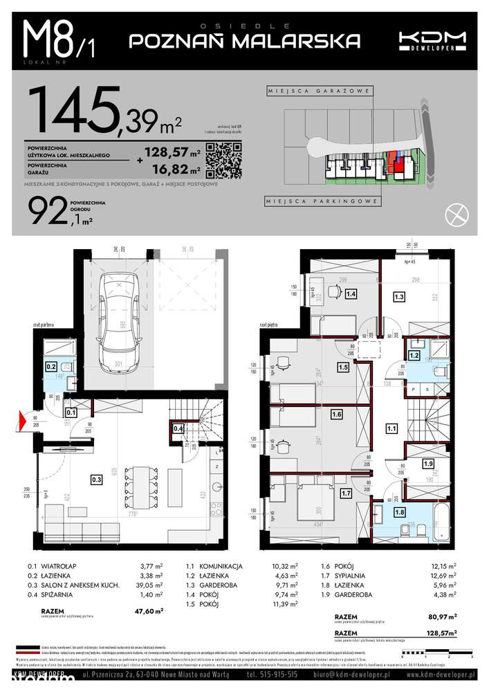 Przestronne mieszkanie 145,39 m² z garażem | M8_1 - Pełny obrazek: 4/11