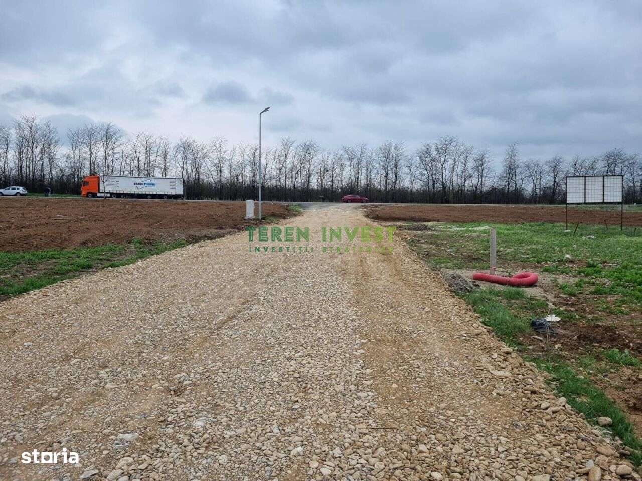 VÂNZARE TEREN 4.000 MP - INDUSTRIAL - POPEȘTI LEORDENI - CENTURĂ - Imagine principală: 2/7