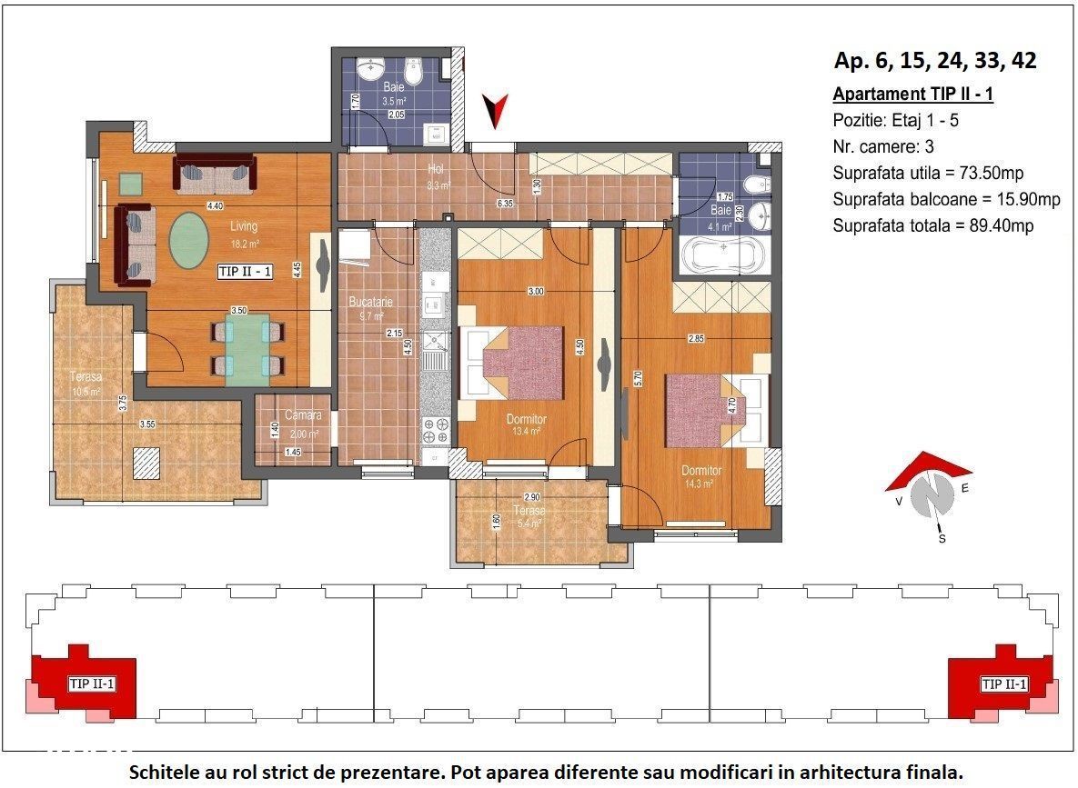 Apartament 3cam, Direct Dez, 10 min Metrou