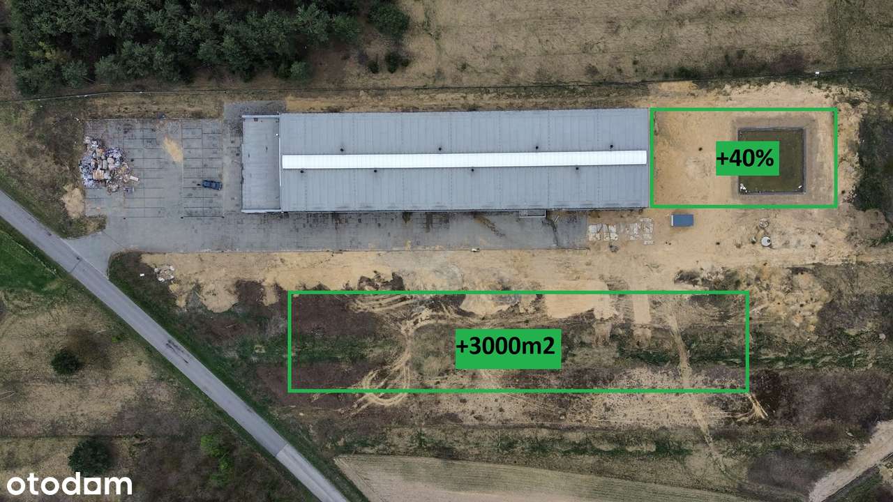 Nowa hala na sprzedaż przy węźle A4, możliwość dokupienia 1,25ha-7