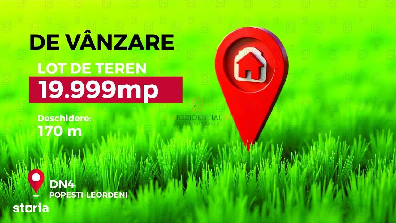 Teren intravilan 19.999 mp, Oras Popesti-Leordeni, Cartierul Agropol-1