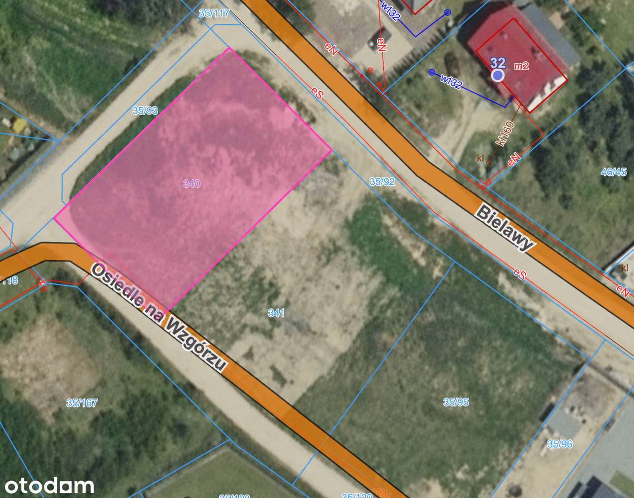 Działka budowlana 915 m²  | Konarskie ul. Bielawy | Osiedle na WZGÓRZU-4