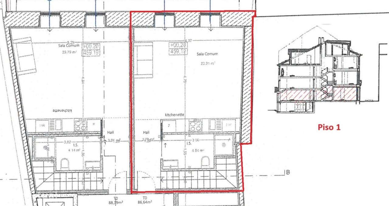 Apartamento T0+2 DUPLEX Venda em Viseu,Viseu - Grande imagem: 5/15