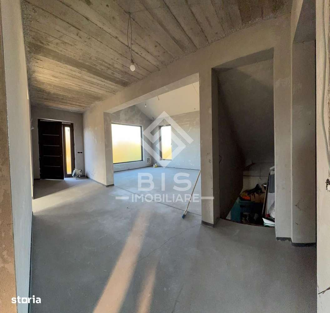 Casă 3 camere, 185mp, semifinisată, D+P+E-1