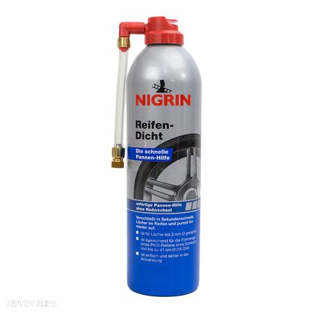 Spray umflat roti Nigrin cu aer comprimat si cauciuc lichid 500 ml - 1