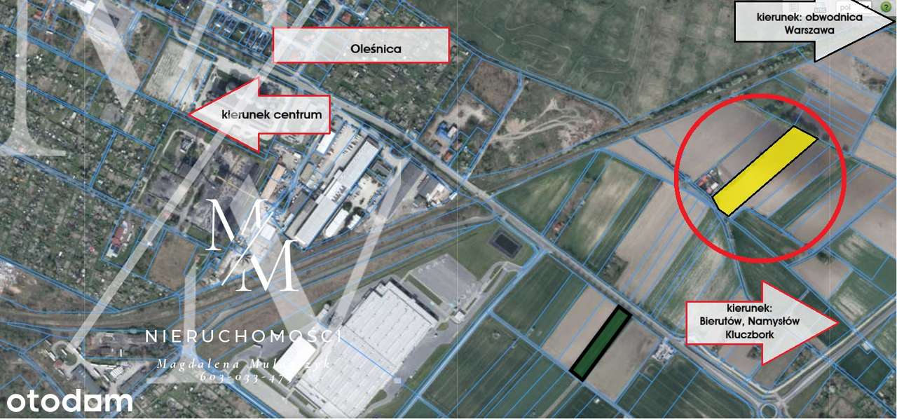 Działka pod inwestycje | Oleśnica |-1