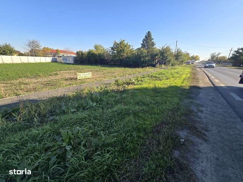 Vanzare teren intravilan 2500 mp,deschidere doua strazi Crevedia - Imagine principală: 5/5