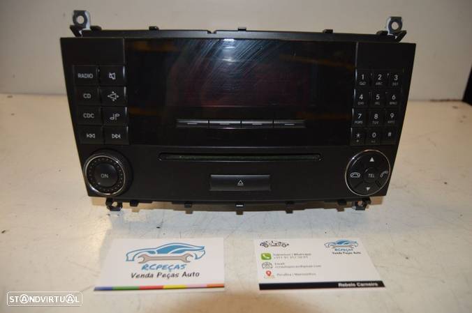 RADIO AUTORADIO LEITOR CD MERCEDES BENZ CLASS C W203 A2038704589 2038704589 DISPLAY COMANDOS COMUTADOR PAINEL CONTROLO COMUNICAÇÃO - 3