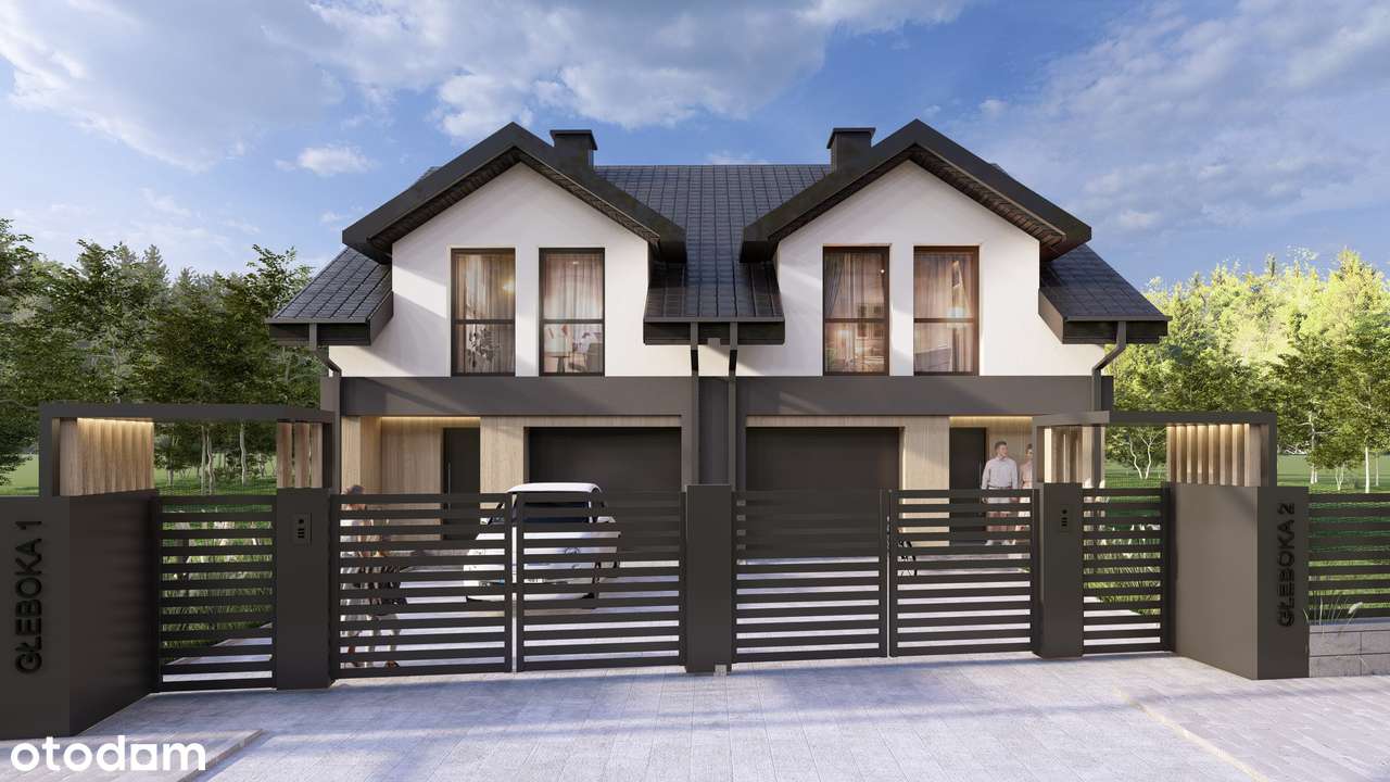 GOTOWE - Nowoczesny dom 5 pokoi z garażem na przedmieściach - Pełny obrazek: 3/5