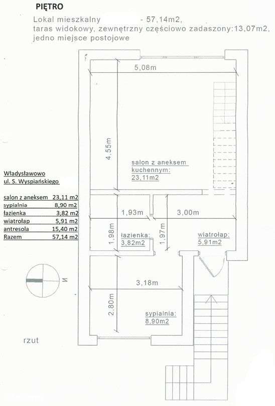 Gotowe Apartamenty - widok na morze-taras na dachu - Pełny obrazek: 5/20