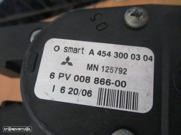 Pedal A4543000304 SMART FORFOUR 2006 - 2