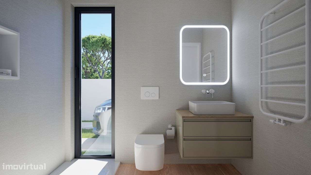 Venda moradia T4 (5 assoalhas), arquitetura contemporânea, Aroeira-9