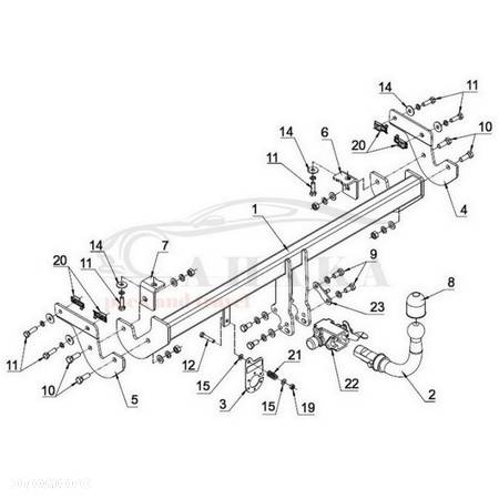 Hak Holowniczy Automat Do Peugeot 208 Hatchback 2012-2019 - 3