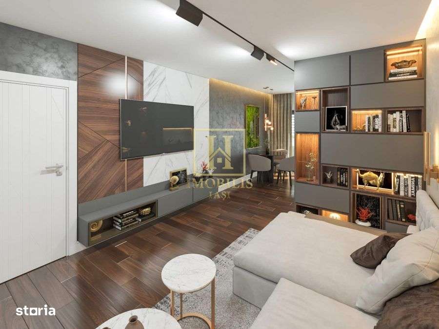 PRET PROMOTIONAL! Ap. 2 camere, 64 mp Copou 109.000euro cu TVA-1