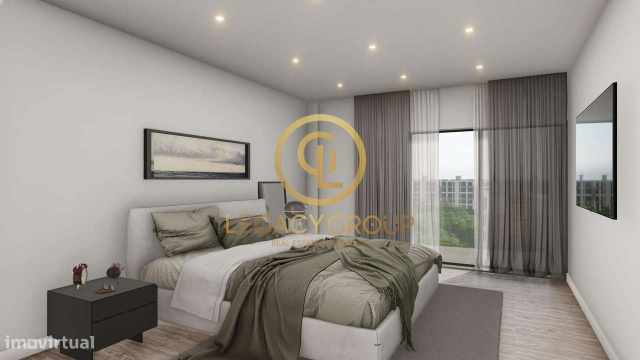 Luxuoso apartamento T2 vista mar, campo e cidade em Loulé - Grande imagem: 4/23