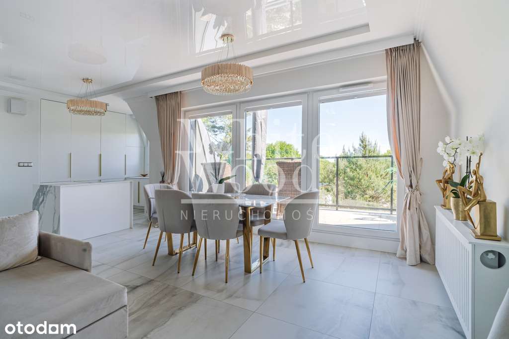 Apartament 900m od plaży, ostatnie piętro, 4pokoje