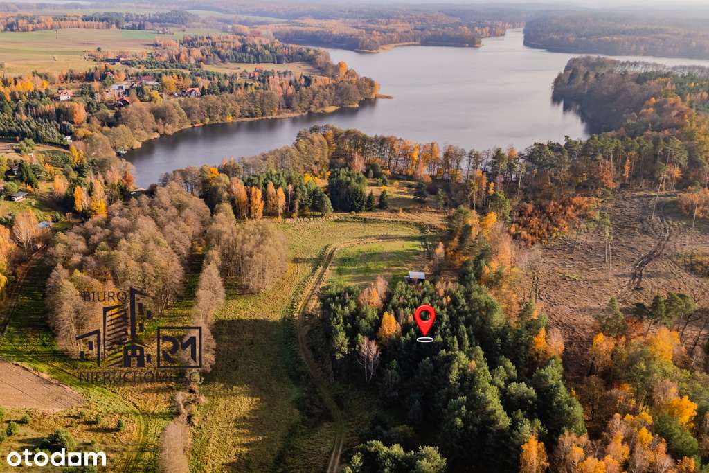 Duża działka rekreacyjna przy Jeziorze Głowińskim-1