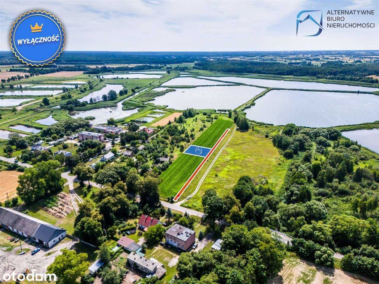 Działka budowlana w trzeciej linii w Samoklęskach - Pełny obrazek: 4/14