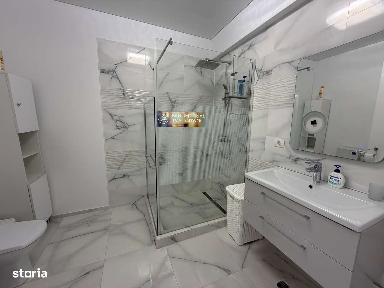 Apartament 3 camere 2 bai Stefan Building Promenada Vedere Frontala-6