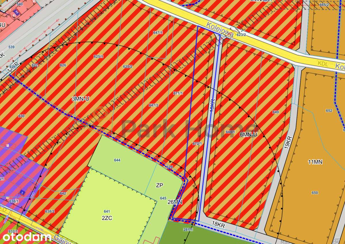 Działka 5737 m2 - Mpzp - Rawicz Sarnowa - Pełny obrazek: 3/4