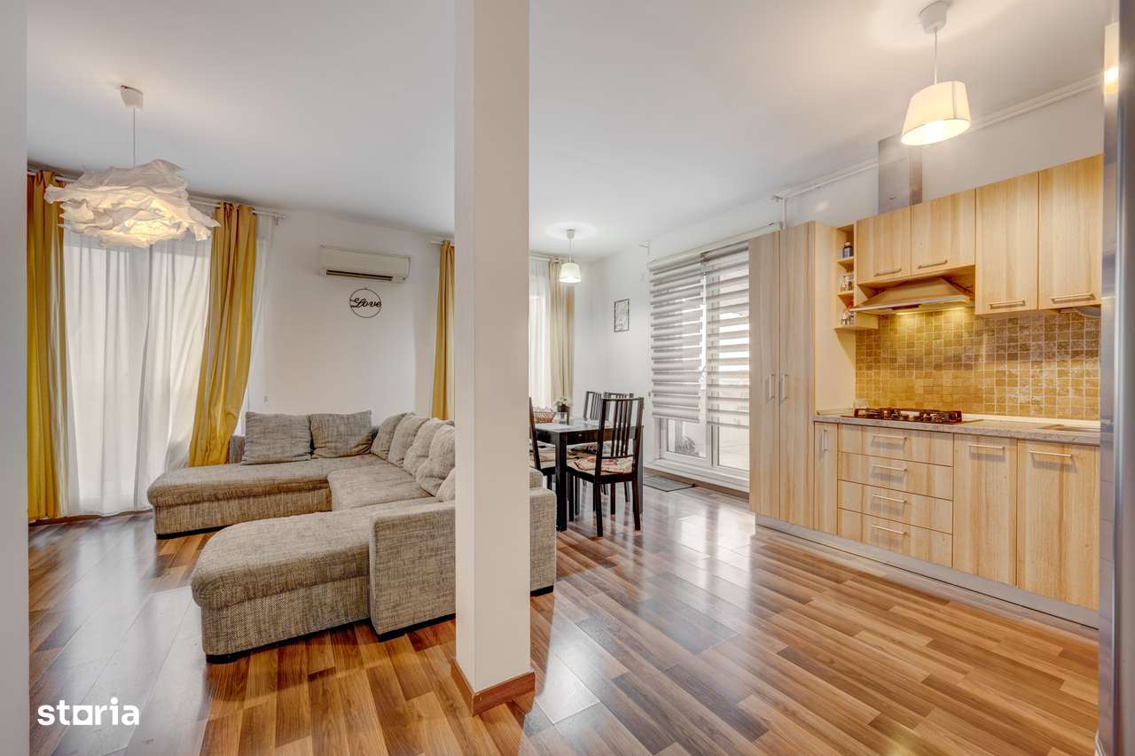 Apartament 2 camere cu terasa imensa de 50mp in Cosmopolis, comision 0-3