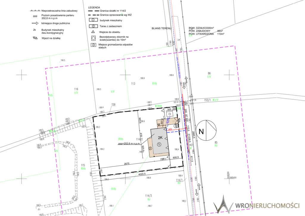 Działka z wydanymi warunkami zabudowy - Pełny obrazek: 4/6