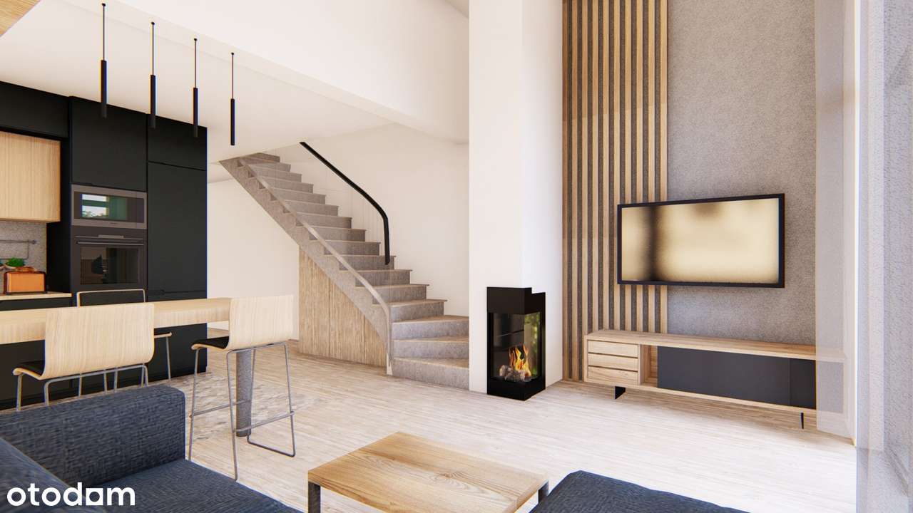 Nowy dom w zabudowie szeregowej, osiedle Mokre-4