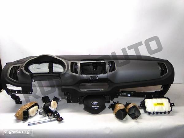 Conjunto Completo Tablier + Airbags + Pré-tensores  Kia Sportag - 2