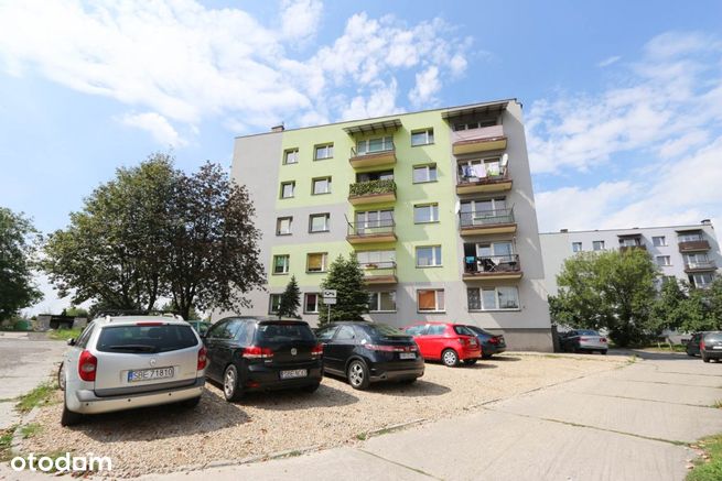 Wyposażone 2 pokoje Blok z CO Balkon