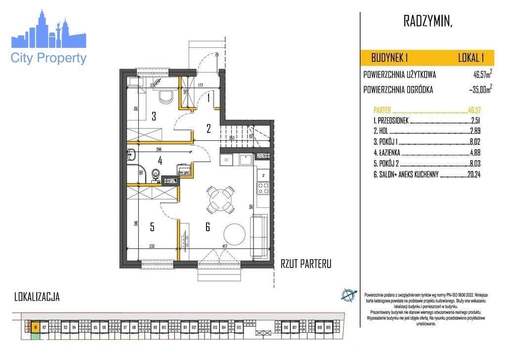 Bezczynszowe 47 m2 ogródek super niska cena - Pełny obrazek: 3/8