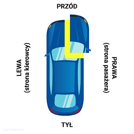 BŁOTNIK VW EOS LK7X LEWY SZARY 06-15 PRZÓD PRODUKT POLSKI - 2