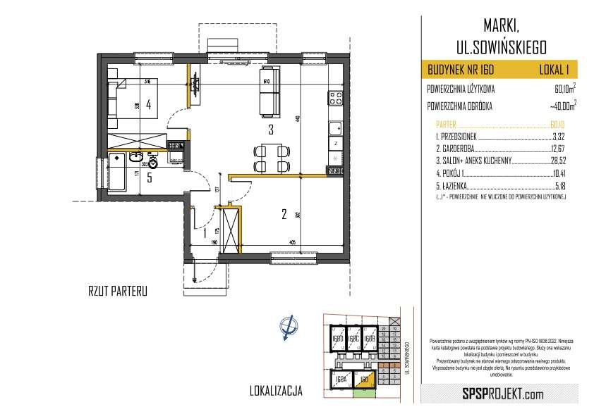 Bliskie Marki -3 Pokoje ,Dwa Miejsca + Ogródek, ul Sowińskiego-5