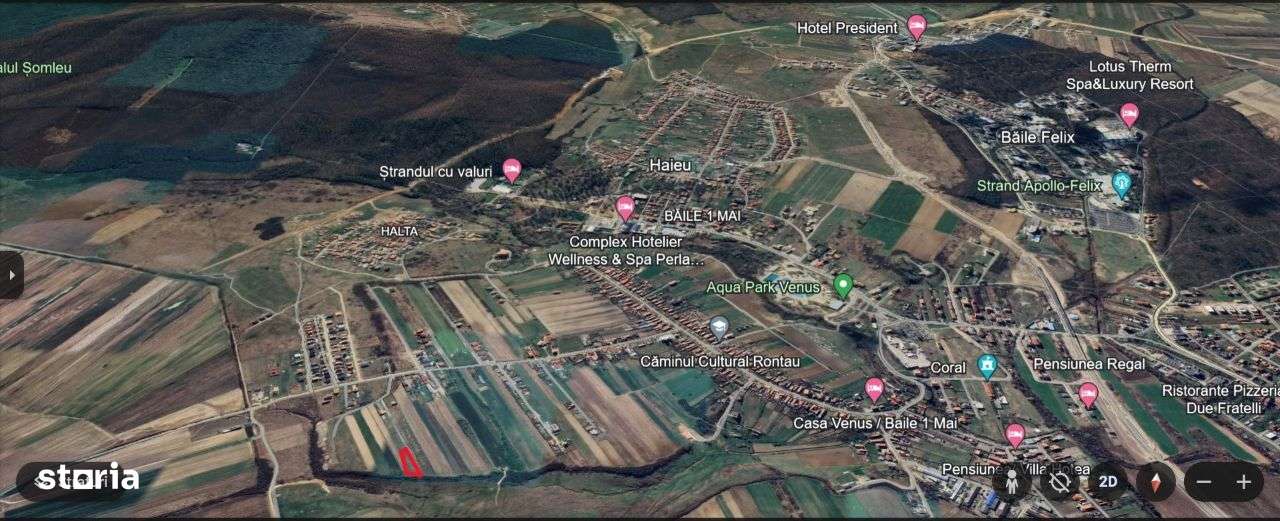 Vând teren intravilan cu PUZ în Rontău - Imagine principală: 2/5