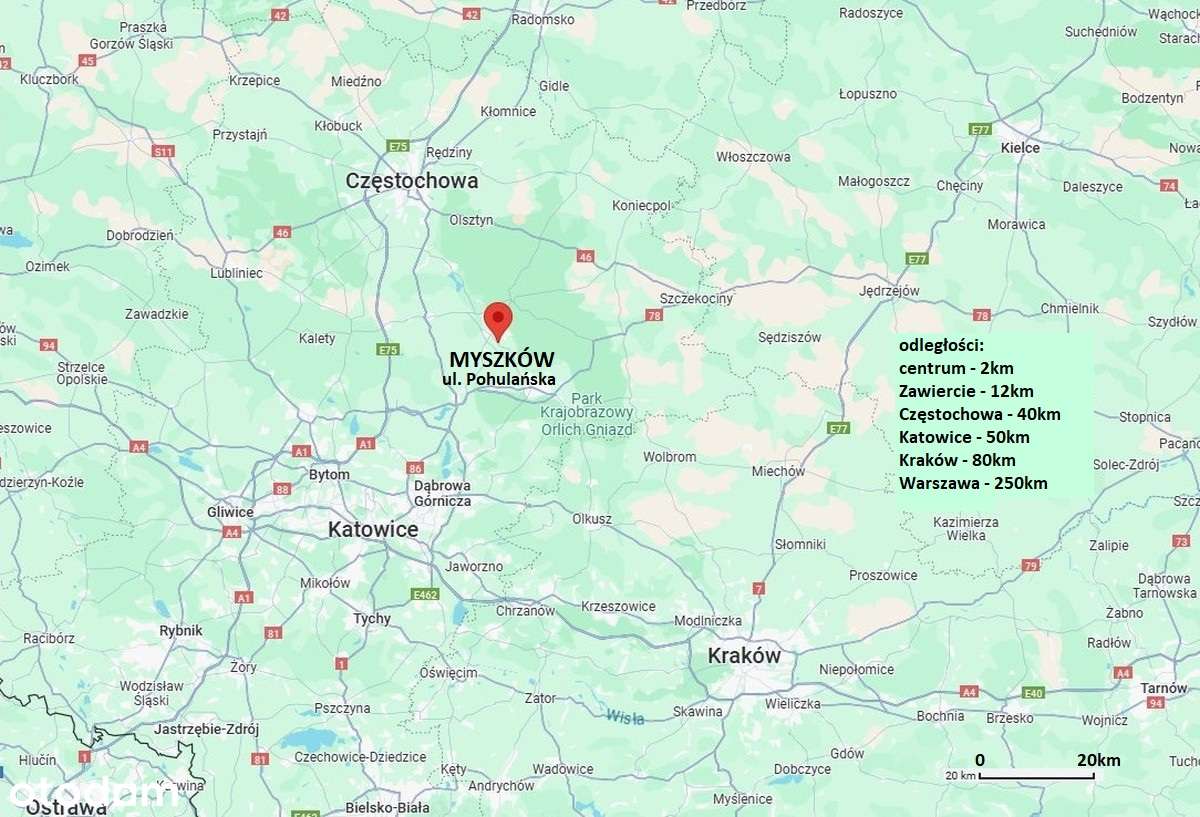 Sale - 10% Myszków działka rolno-budowlana  3667m2 tylko 174.900zł-12