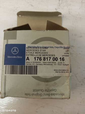 Mercedes A176 znaczek emblemat na klape NOWY OEM - 2