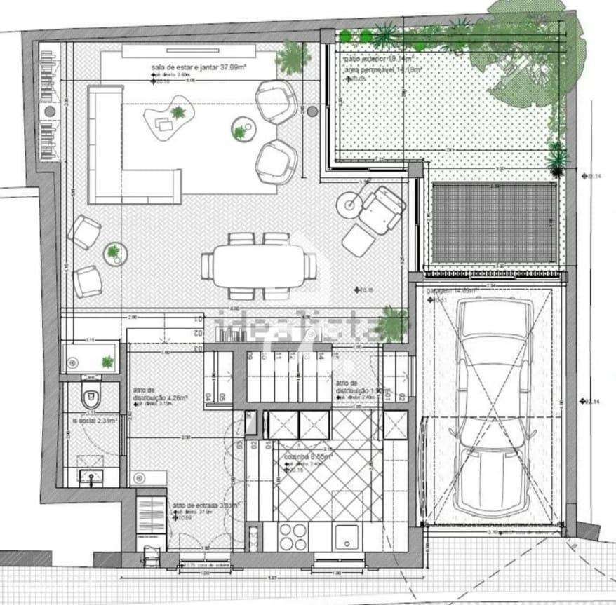 Moradia com projeto aprovado para T4 de luxo, na Foz Velha, com garage-40