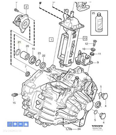 VOLVO V70 II pierscien zabezpieczajacy tuleje AWD - 2