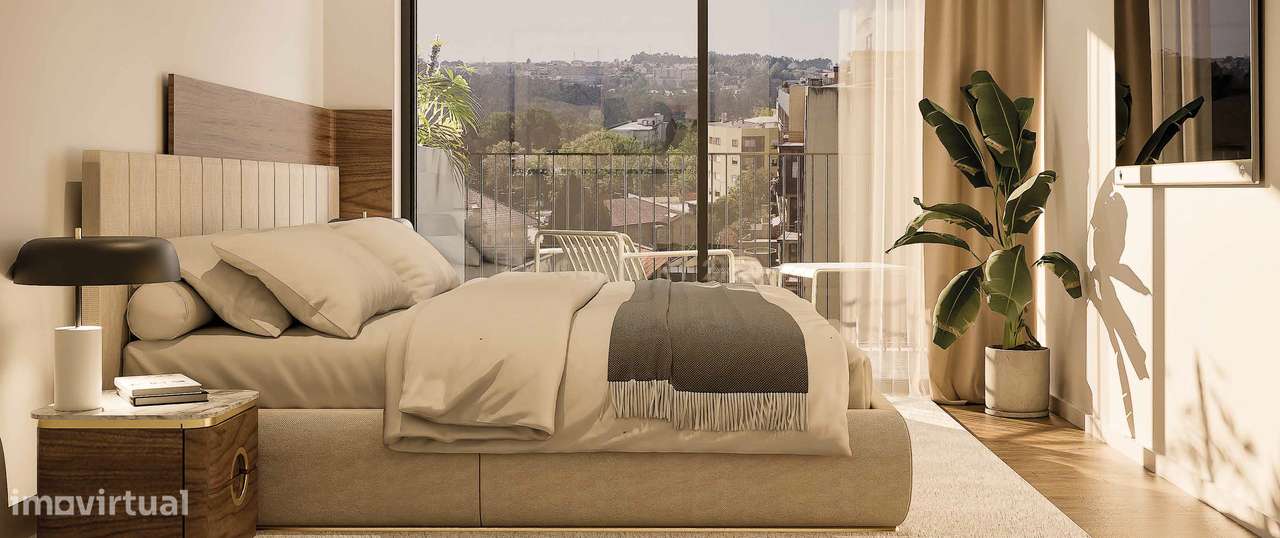 Apartamento T3 com terraço, em condomínio com piscina e jardim - Grande imagem: 2/15