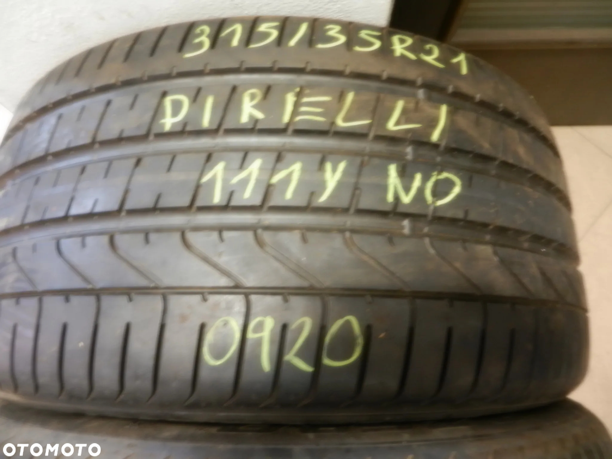 opony 315/35r21 pirelli p zero tm NO 7mm lato para - 2