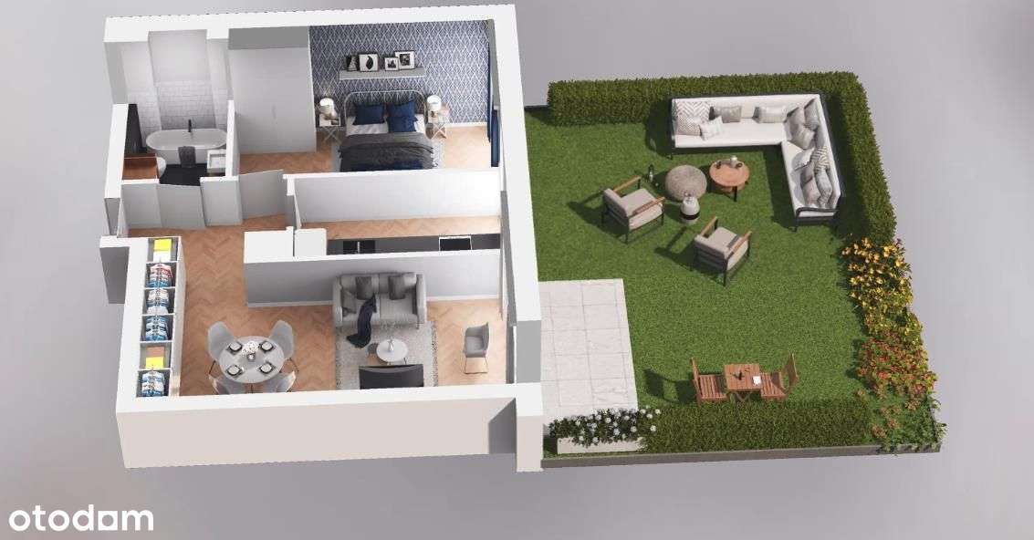 Nowoczesne mieszkanie z widokiem na park ! - Pełny obrazek: 5/7